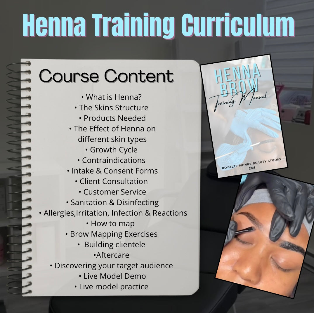 1 on 1 Henna Brow 2 Day Training