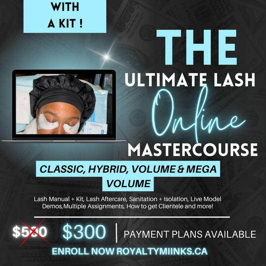WITH A KIT Online Lash Masterclass (Classic, Hybrid, Volume , Mega Volume)